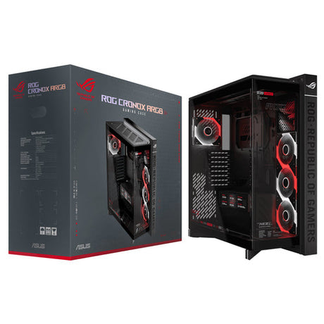 ASUS ROG CRONOX GR801 CURVE TG ARGB BLACK – emballage (vinkel 2)