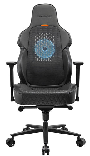 COUGAR NxSys Aero, med ARGB-blæser, sort gamingstol – produktdetalje