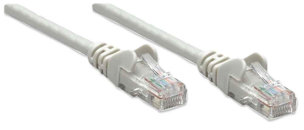 INTELLINET Patchkabel RJ45 U/UTP Cat6 2.00m Hebelschutz grau Intellinet
