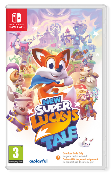 New Super Lucky's Tale Switch Code in a Box – Æske med downloadkode