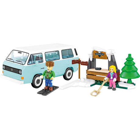 COBI Volkswagen T3 Winter Adventure – byggesæt med 189 klodser