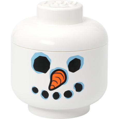 Room Copenhagen LEGO Storage Head "Snowman", large (white) Room Copenhagen