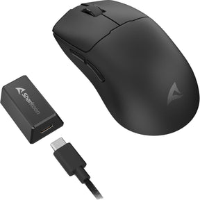 Sharkoon SKILLER SGM70W trådløs gamingmus – sort, 26.000 DPI, 49 g – billede 1
