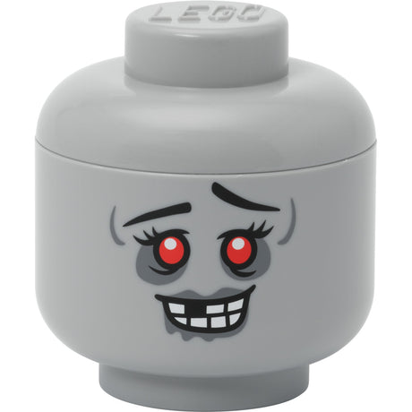 Room Copenhagen LEGO Storage Head "Zombie", mini (gray) Room Copenhagen