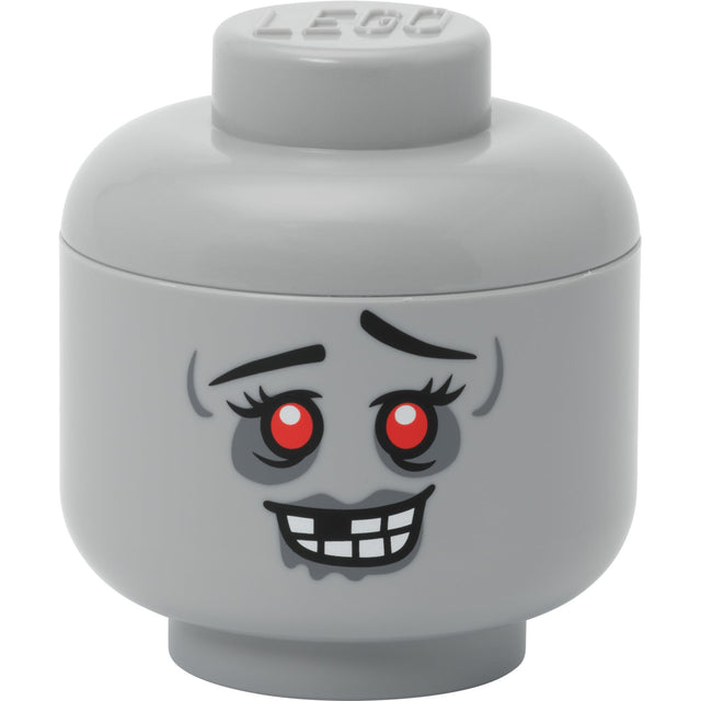 Room Copenhagen LEGO Storage Head "Zombie", mini (gray) Room Copenhagen