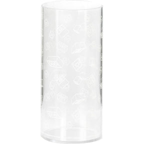 Room Copenhagen LEGO Cylinder Vase Brick Art Line (transparent) Room Copenhagen