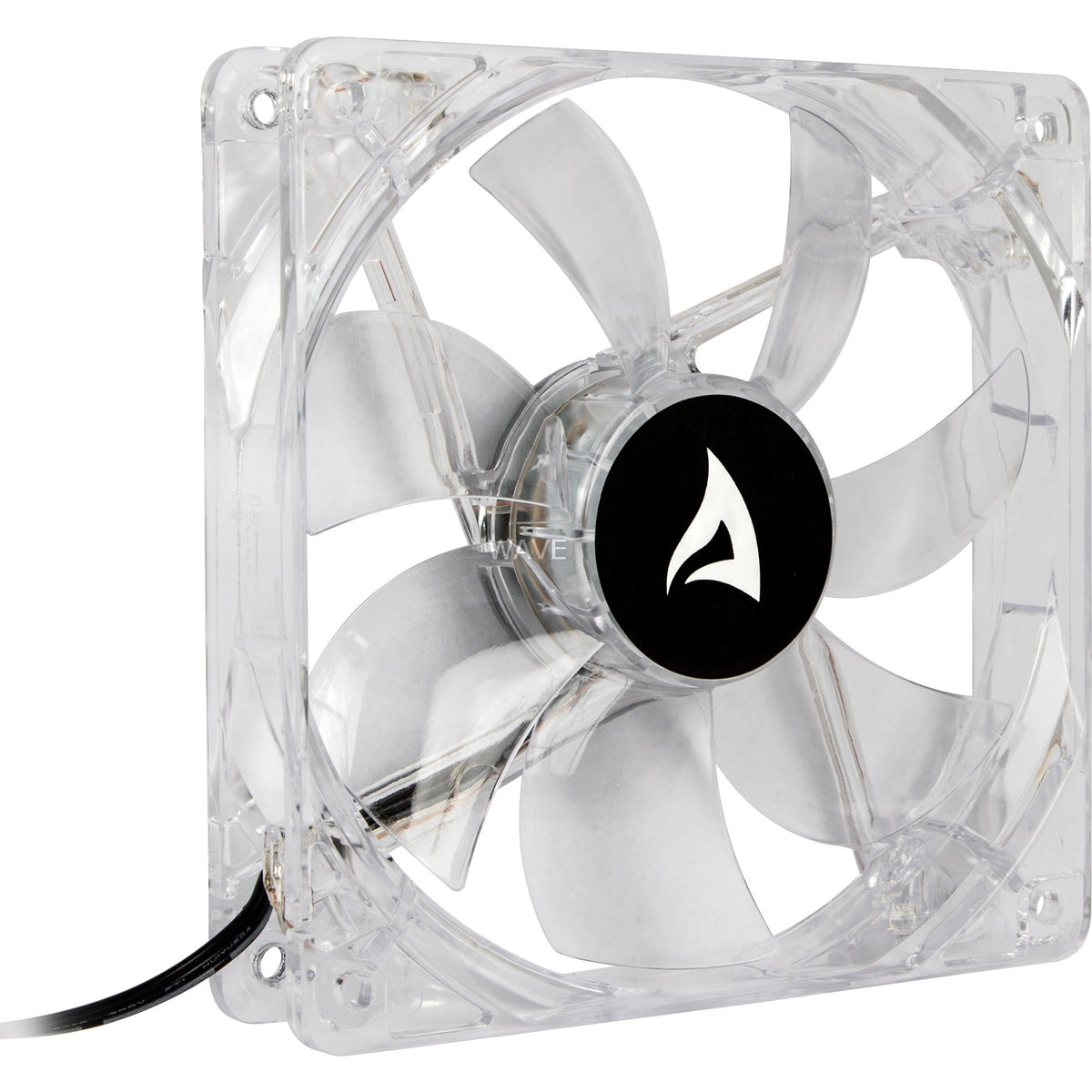 Sharkoon Case Fan Blue LED BULK (transparent, 3-pin/5.25" connector, 120 mm) Sharkoon