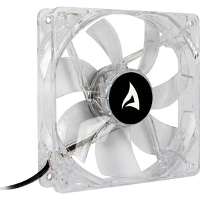 Sharkoon Case Fan Blue LED BULK (transparent, 3-pin/5.25" connector, 120 mm) Sharkoon