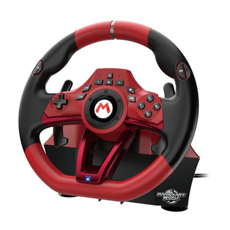 HORI - Mario Kart Racing Wheel Pro DELUXE - Red - 11 inches (28 cm) HORI