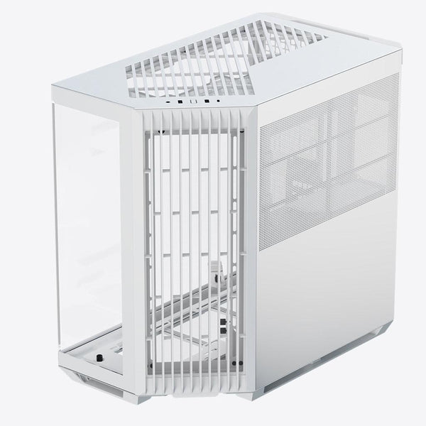 APNX V1, Midi-Tower, ATX, Tempered Glass - Hvid