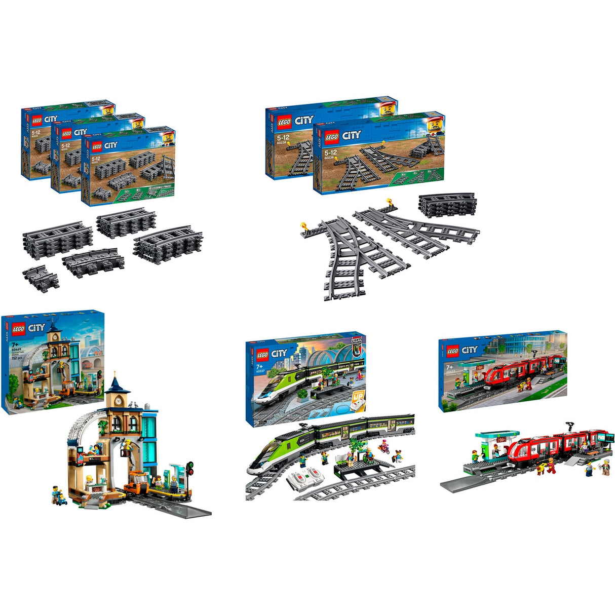 LEGO City Train Station Complete Set Bundle LEGO