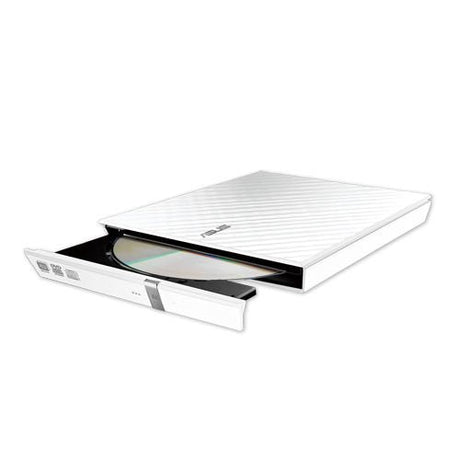 ASUS SDRW-08D2S-U Lite i hvid med åben diskbakke