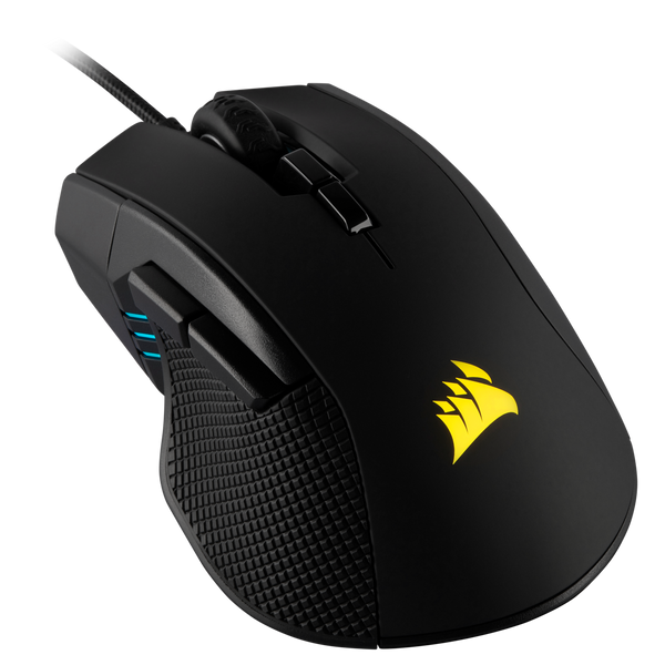 CORSAIR Gaming IRONCLAW RGB FPS/MOBA Optisches Kabel Schwarz 