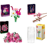 LEGO Botanicals Pink Bouquet Bundle (with Vase) LEGO