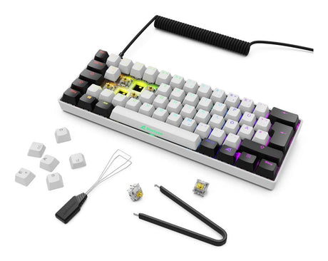 Sharkoon SKILLER SGK50 S4 Gen2 (white, DE layout, Gateron Yellow) Sharkoon