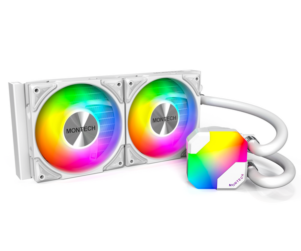 Montech Hyper Flow ARGB 240 AIO, weiß