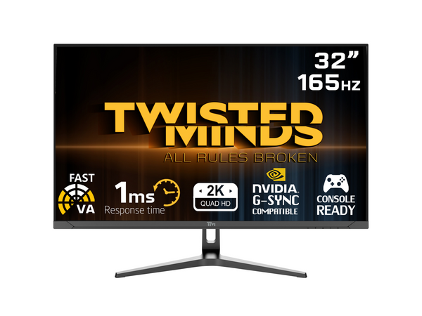 TWISTED MINDS FLAT GAMING-MONITOR 32 QHD - 165HZ