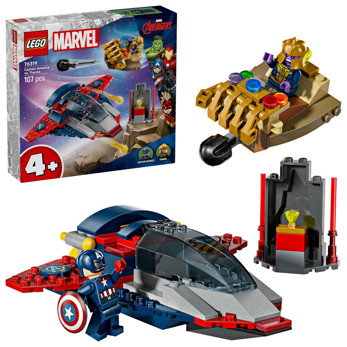 LEGO - Super Heroes - Captain America vs. Thanos (76319) LEGO