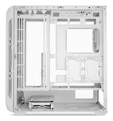 Sharkoon AK5M RGB White Mesh Front Tempered Glass 4x 120mm ARGB PWM Fans USB-C BTF ATX Gaming PC Case Sharkoon