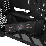 ASUS ROG CRONOX GR801 CURVE TG ARGB BLACK – nærbillede af produktets detaljer (vinkel 2)