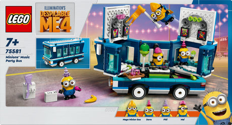 LEGO 75581 Minions and the Party Bus, construction toy LEGO