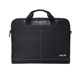 ASUS Nereus Carry Bag – sort computertaske set forfra med bærehåndtag