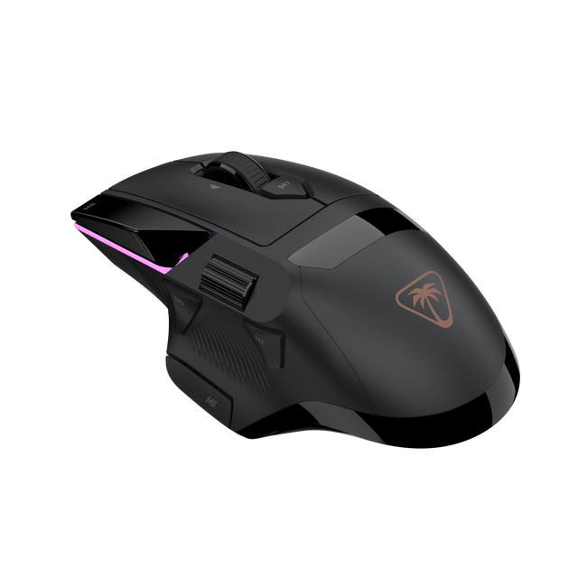 Turtle Beach Command MC5 – trådløs gamingmus, sort – Sort mus på mørk baggrund