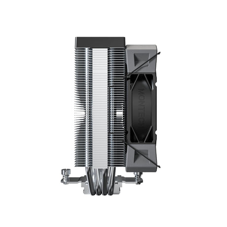 Montech NX400, single tower, 4 HP CPU Cooler, Black Telon Technology Co Ltd (Montech)