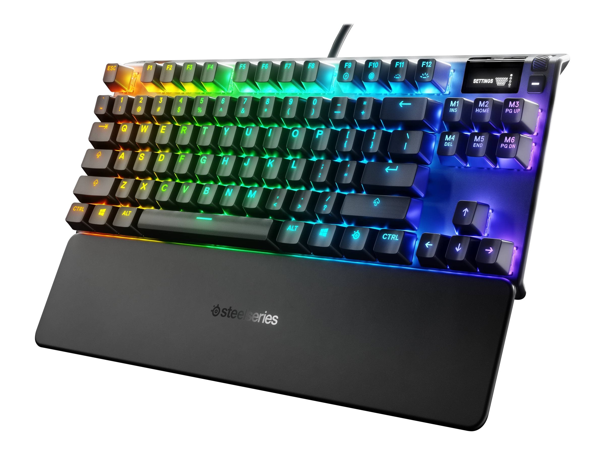 SteelSeries Apex Pro TKL-Tastatur, mechanisches RGB-Kabel 
