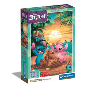 Clementoni - Puzzle HQC Disney Stitch, 500 pcs (I-35547) Clementoni