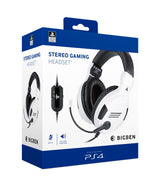 ﻿Playstation 4 HW Bigben Stereo Gaming Headset v3 (White)