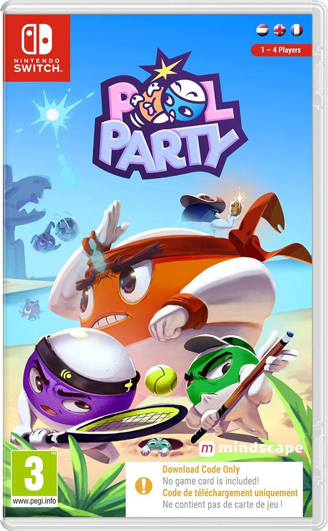Pool Party – Code in Box – Nintendo Switch – forside