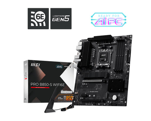 MSI PRO B850-S WIFI6E – AM5 bundkort