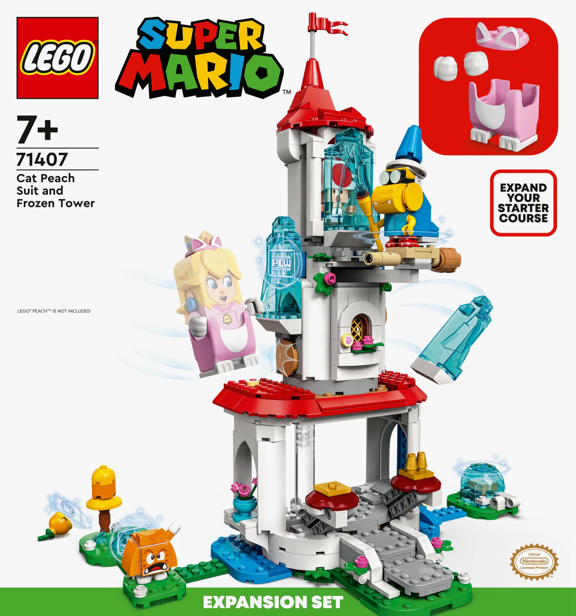 LEGO Super Mario - Cat Peach Suit and Frozen Tower Expansion Set (71407) LEGO