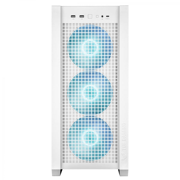 ASUS TUF Gaming GT302 TG ARGB ATX midi-tower - White