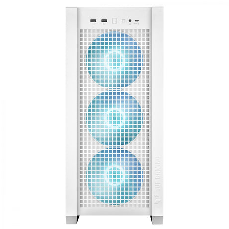 ASUS TUF Gaming GT302 TG ARGB ATX midi-tower - White ASUS