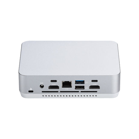 NUC 14 Pro+ set ovenfra og bagfra