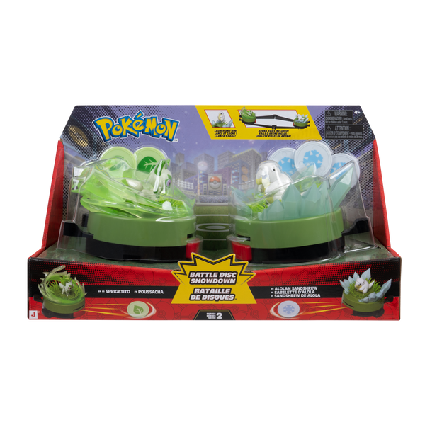 Pokémon Battle Disc Showdown – Alola Sandshrew vs. Sprigatito
