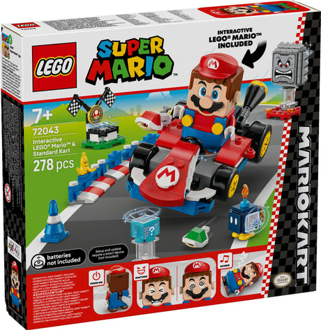 LEGO - Super Mario - Mario Kart™: Interactive LEGO® Mario™ & Standard Kart (72043) LEGO