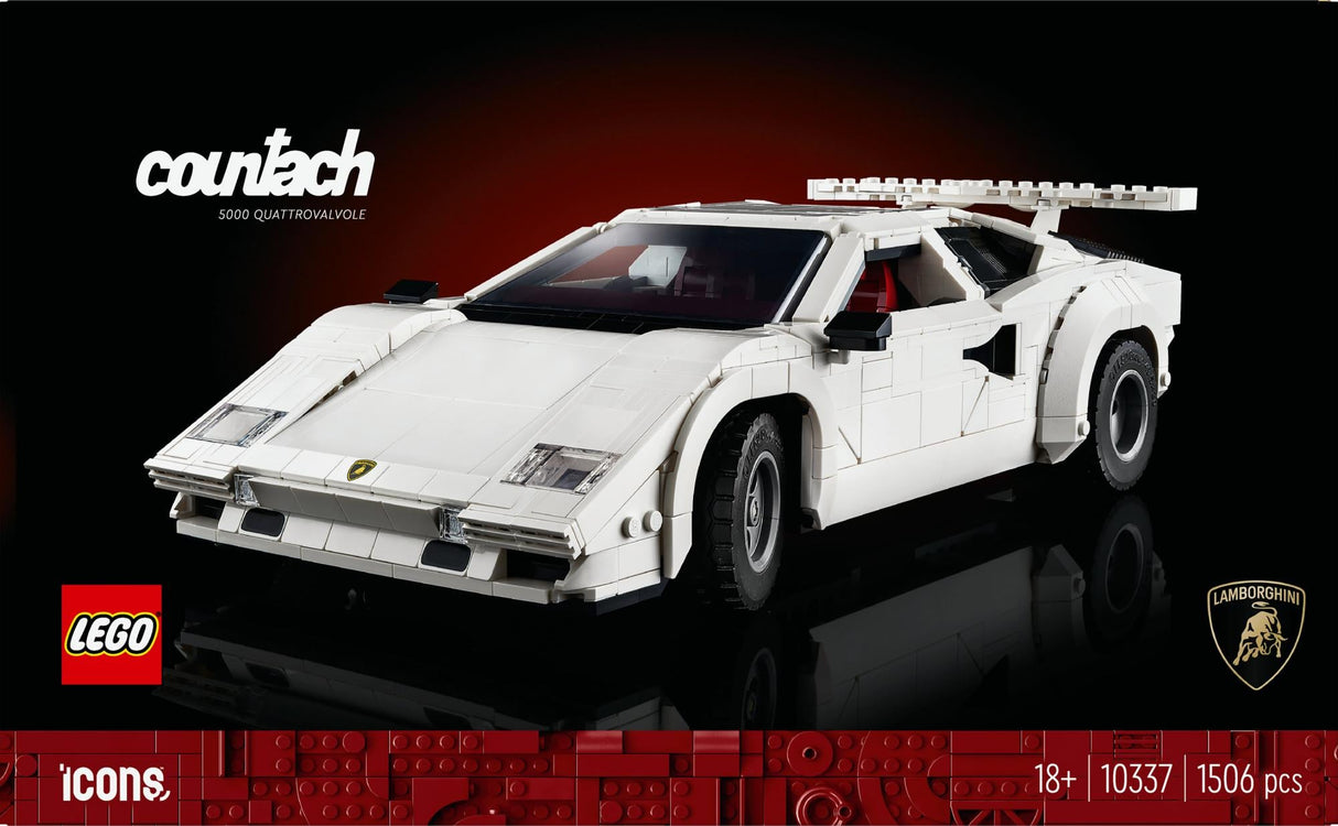 LEGO - Icons - Lamborghini Countach 5000 Quattrovalvole (10337.) LEGO