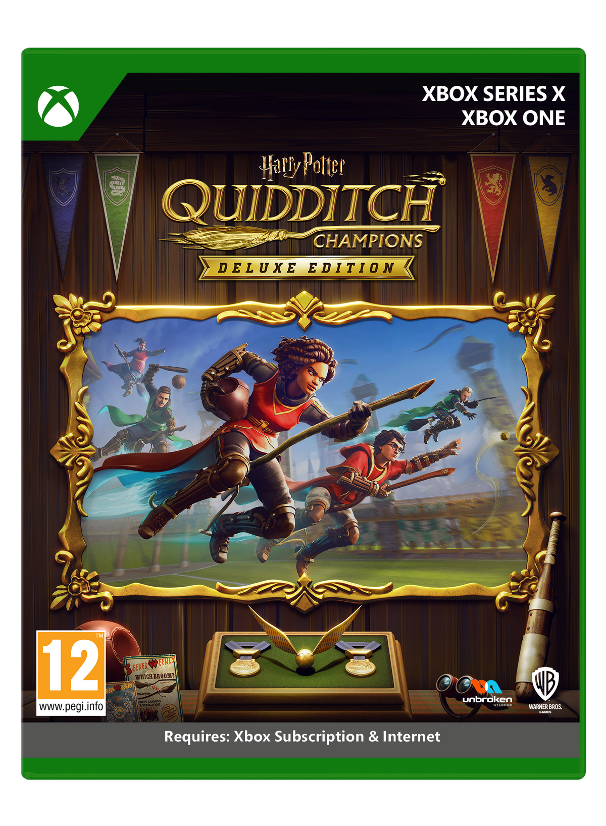 Harry Potter: Quidditch Champions – Deluxe Edition – Xbox One / Xbox Series X – spillets forside