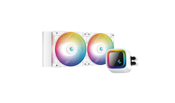 Deepcool LS520 WH Prozessor-Flüssigkeitskühlungssystem, 1er-Pack, Weiß, 120 mm