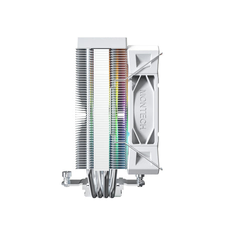 Montech NX400 ARGB, single tower, 4 HP CPU Cooler, White Telon Technology Co Ltd (Montech)