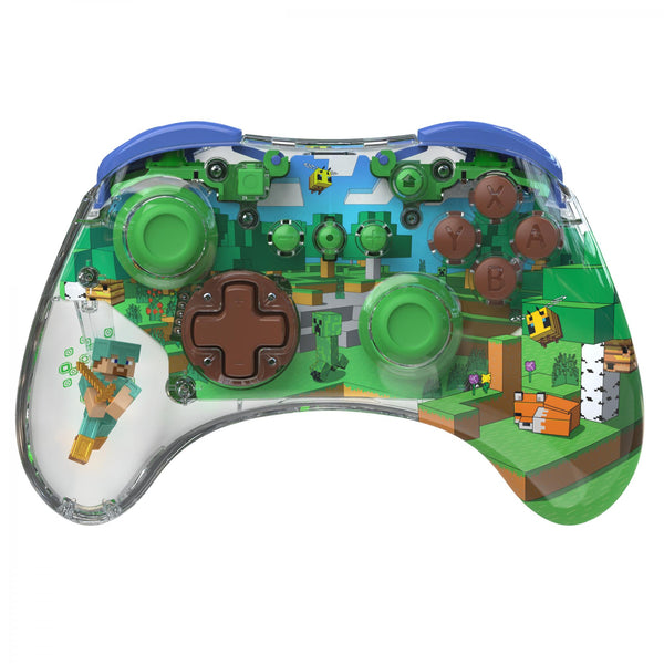 PDP REALMz - Kabelloser Controller - Minecraft Wald-Biom