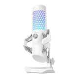 ASUS ROG CARNYX Professional Cardioid Condenser USB Gaming Microphone with RGB - Moonlight White ASUS