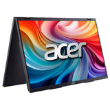 Acer PD163QT Dual – skærm og støtte set skråt