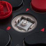 8BitDo Arcade Controller Switch/PC Grå – Rød knap med aftaget top