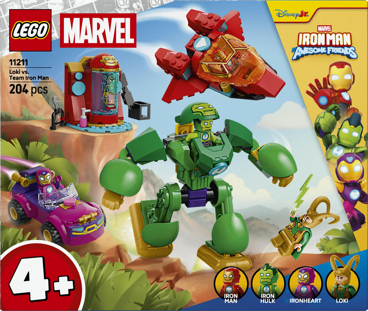 LEGO - Disney Junior Marvel - Loki vs. Team Iron Man (11211) LEGO