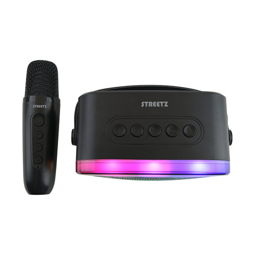 K100 Karaoke Speaker with microphone, 5W, black streetz