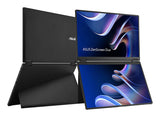 ASUS ZenScreen Duo MB14FCD – dobbeltskærmens for- og bagside